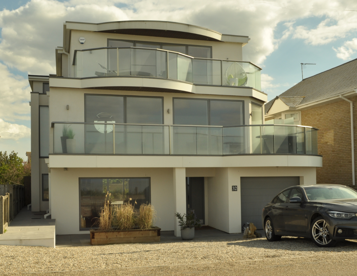 beach-front elevation