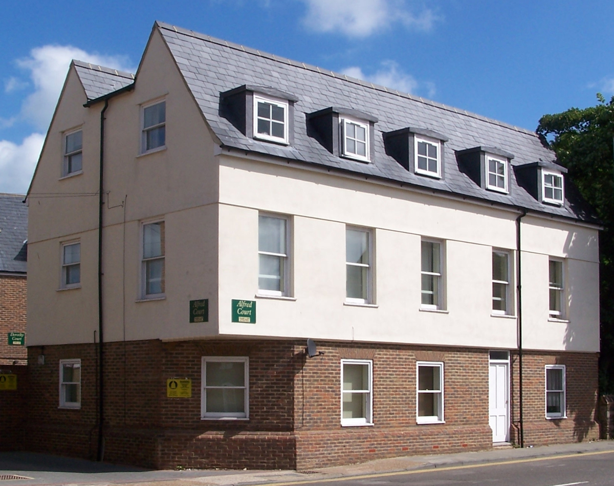 Town centre apartments.  Design:  Nick